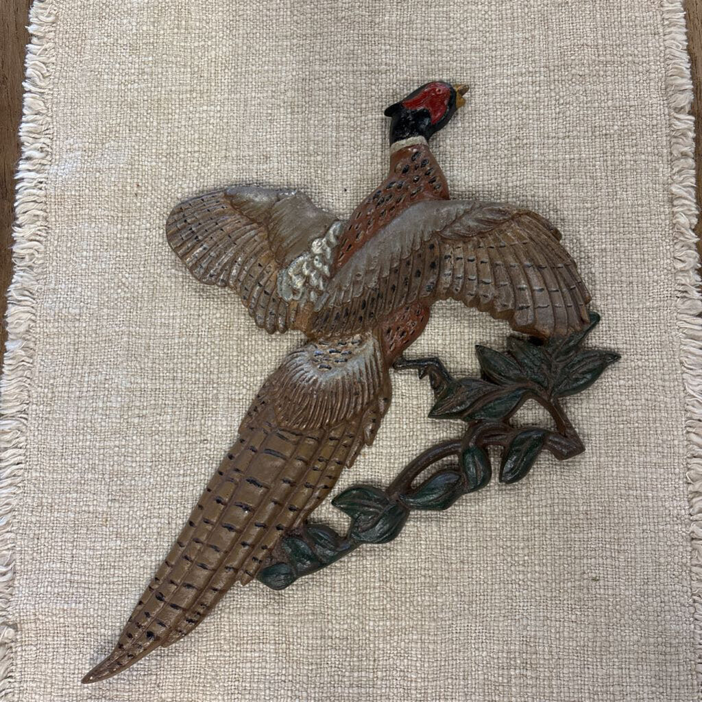 Antique Metal Pheasant