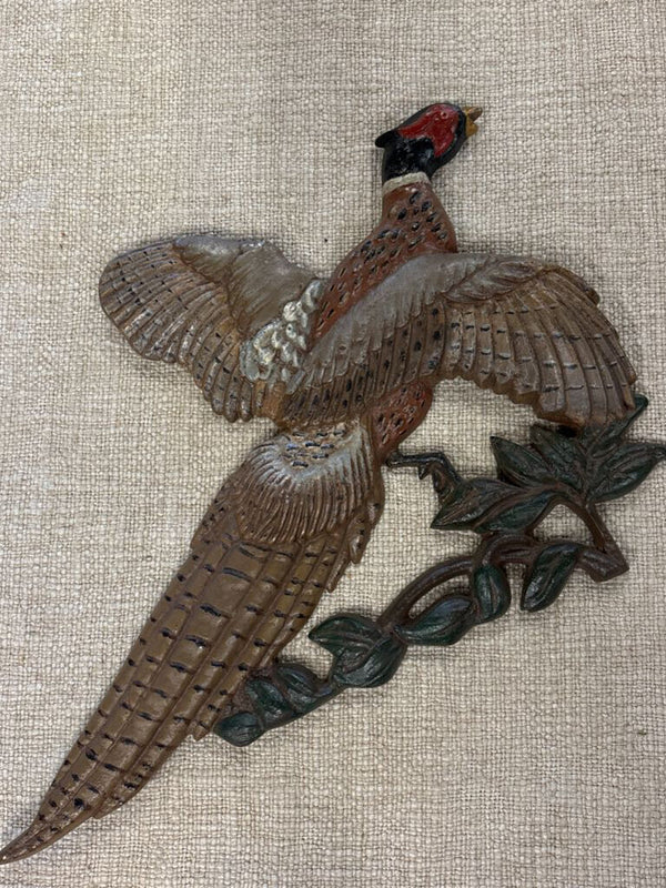 Antique Metal Pheasant