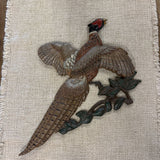 Antique Metal Pheasant