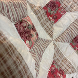 Cottage Rose Distressed Pillow Sham Set