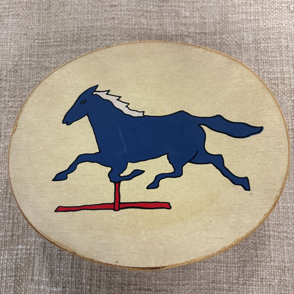 Old Blue Horse Shaker Box