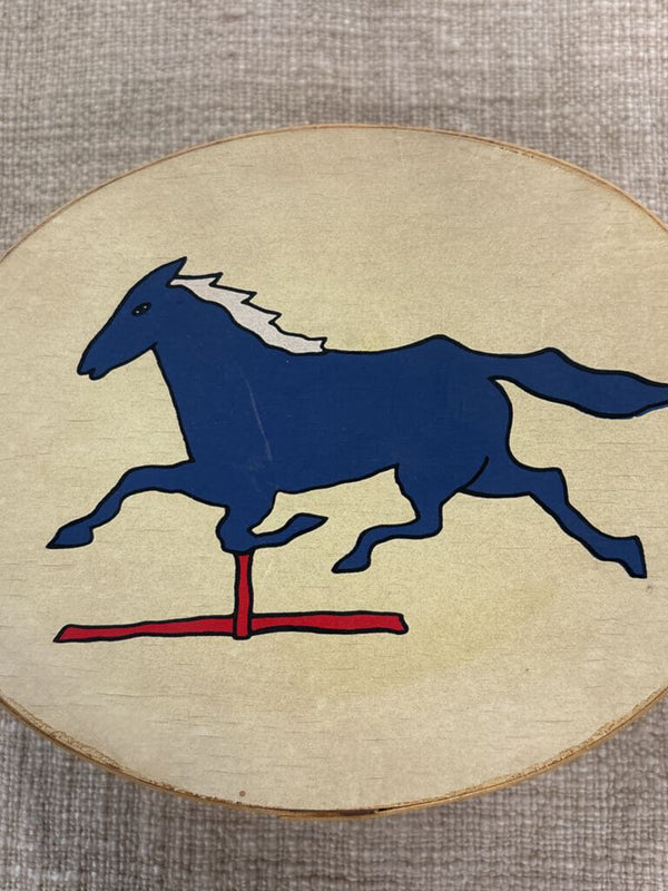 Old Blue Horse Shaker Box