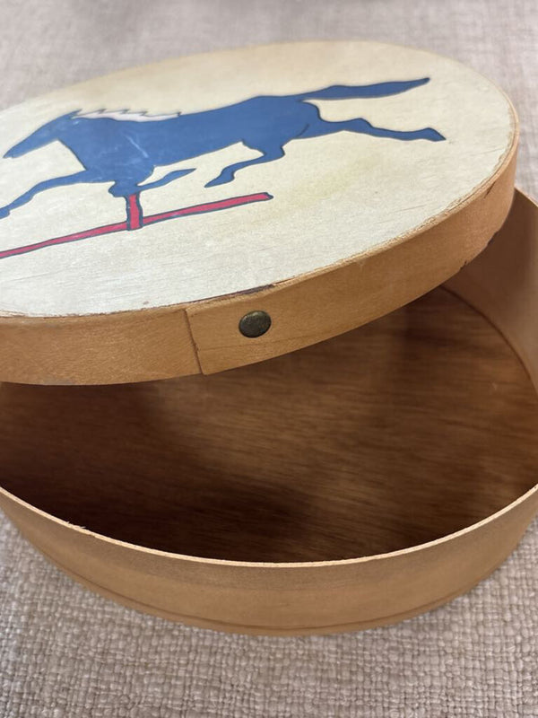 Old Blue Horse Shaker Box