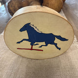 Old Blue Horse Shaker Box