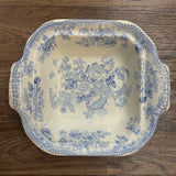 19th Century English Transferware Pottery - Asiatic Pheasants - Md Square Covered Dish