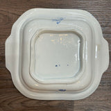 19th Century English Transferware Pottery - Asiatic Pheasants - Md Square Covered Dish