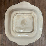 19th Century English Transferware Pottery - Asiatic Pheasants - Lg Square Covered Dish 2