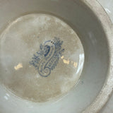 19th Century English Transferware Pottery - Asiatic Pheasants - Sm Round Pedestal Covered Dish