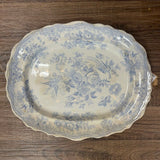 19th Century English Transferware Pottery - Asiatic Pheasants - Scallop 15" Platter