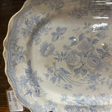 19th Century English Transferware Pottery - Asiatic Pheasants - Scallop 15" Platter
