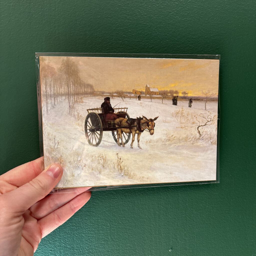 5x7 Donkey Carriage Unframed Art Print