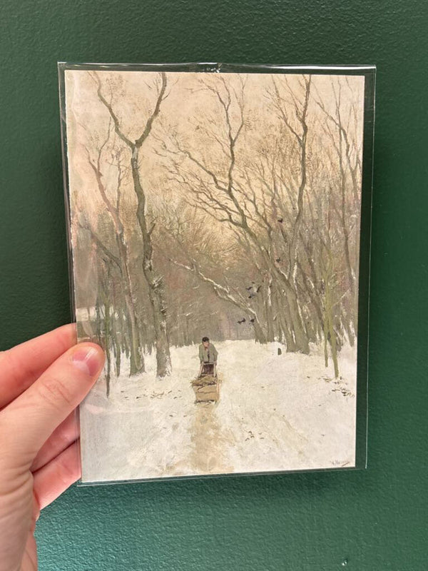 5x7 Winter Landscape Unframed Art Print