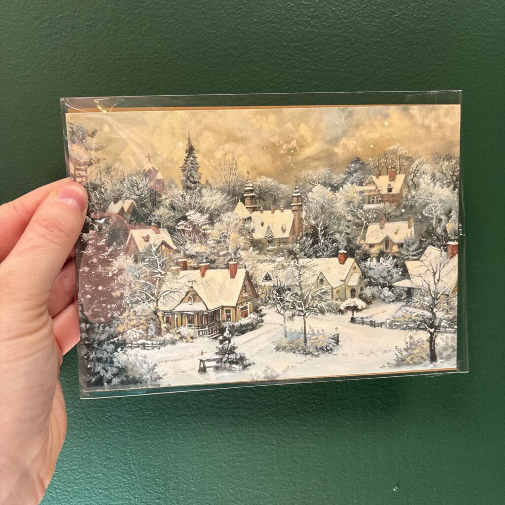5x7 Christmas Village Unframed Art Print