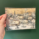 5x7 Christmas Village Unframed Art Print