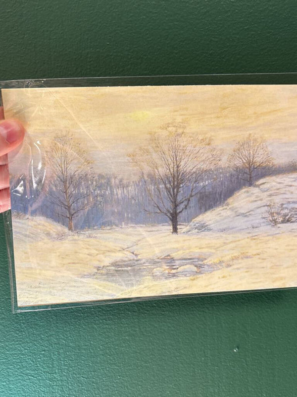 5x7 Winter Landscape with Trees