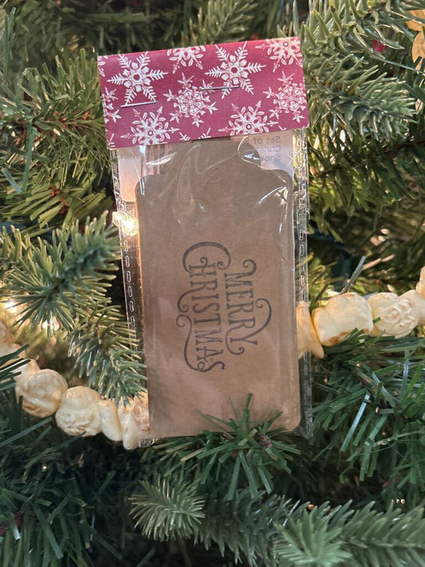 Set of 8 - Handmade Merry Christmas To & From Gift Tags with Snowman