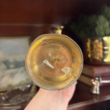 #946 Beautifully Textured Brass Vase - Made in India