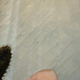 Rose painting on canvas 1957