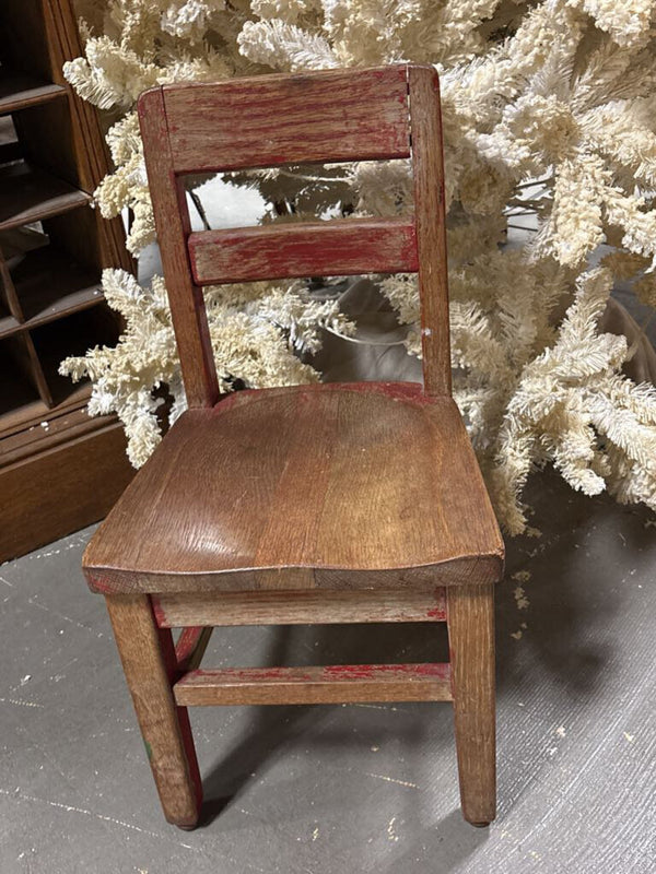 Weathered Red Chair
