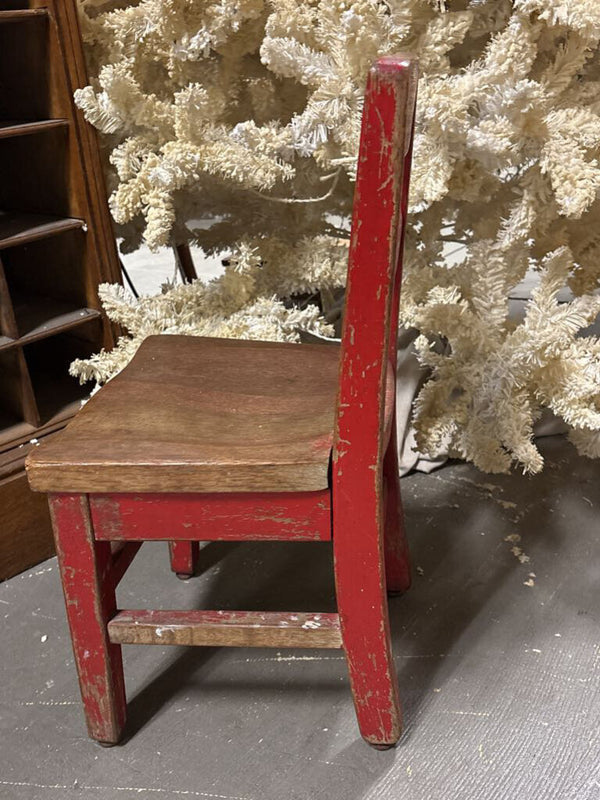 Weathered Red Chair