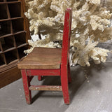 Weathered Red Chair