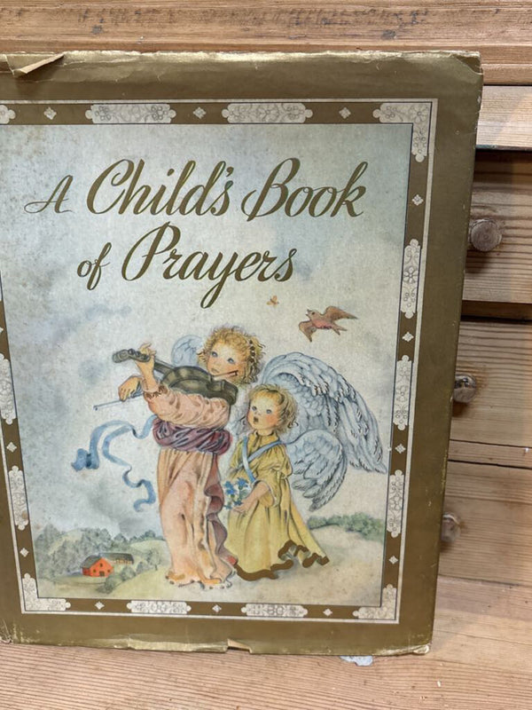 Antique Childrens Book of Prayers