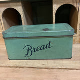 Vintage Green Bread Box