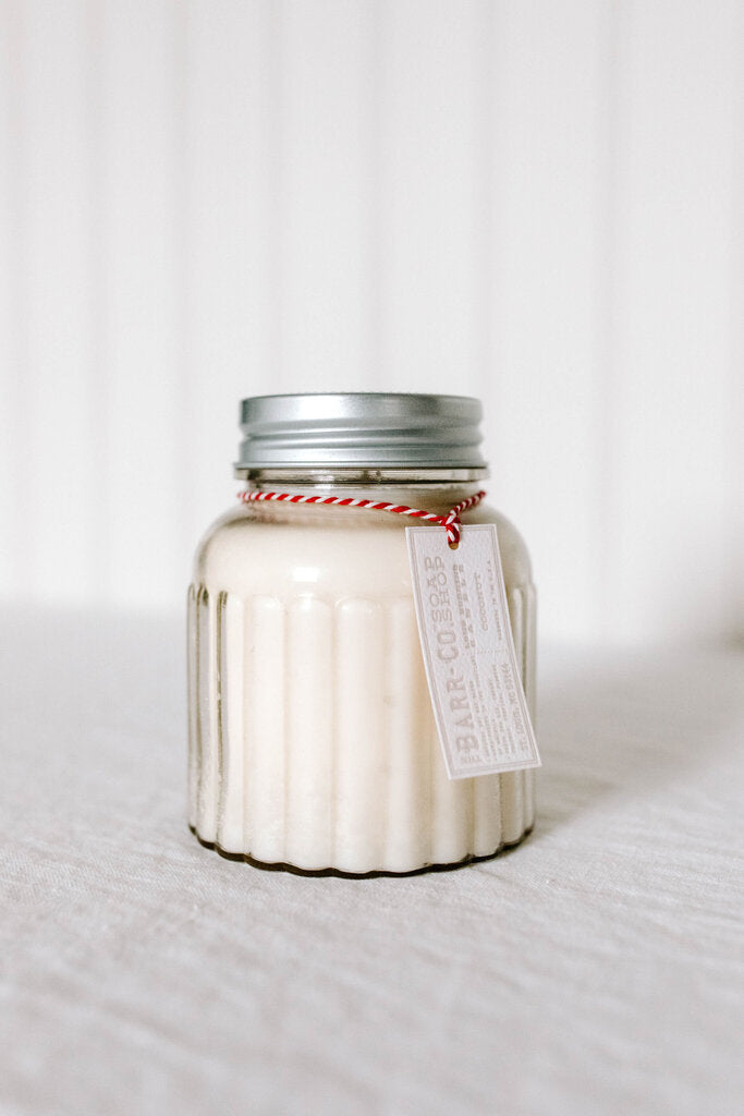 apothecary jar candle coconut