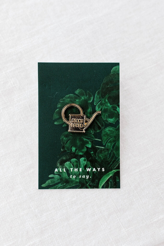 plant lover pin