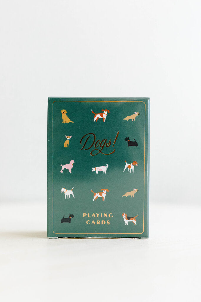 dog playing cards