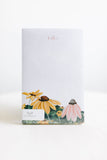 windy hills blank notepad