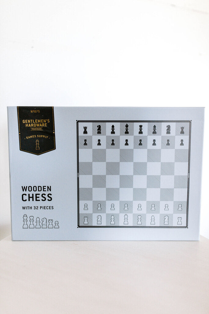 wooden chess