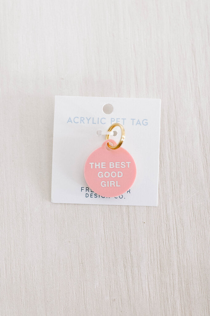 the best good girl pet tag
