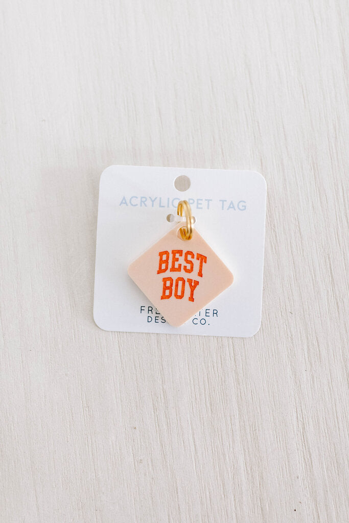 best boy pet tag