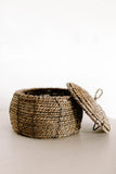 natural woven canister