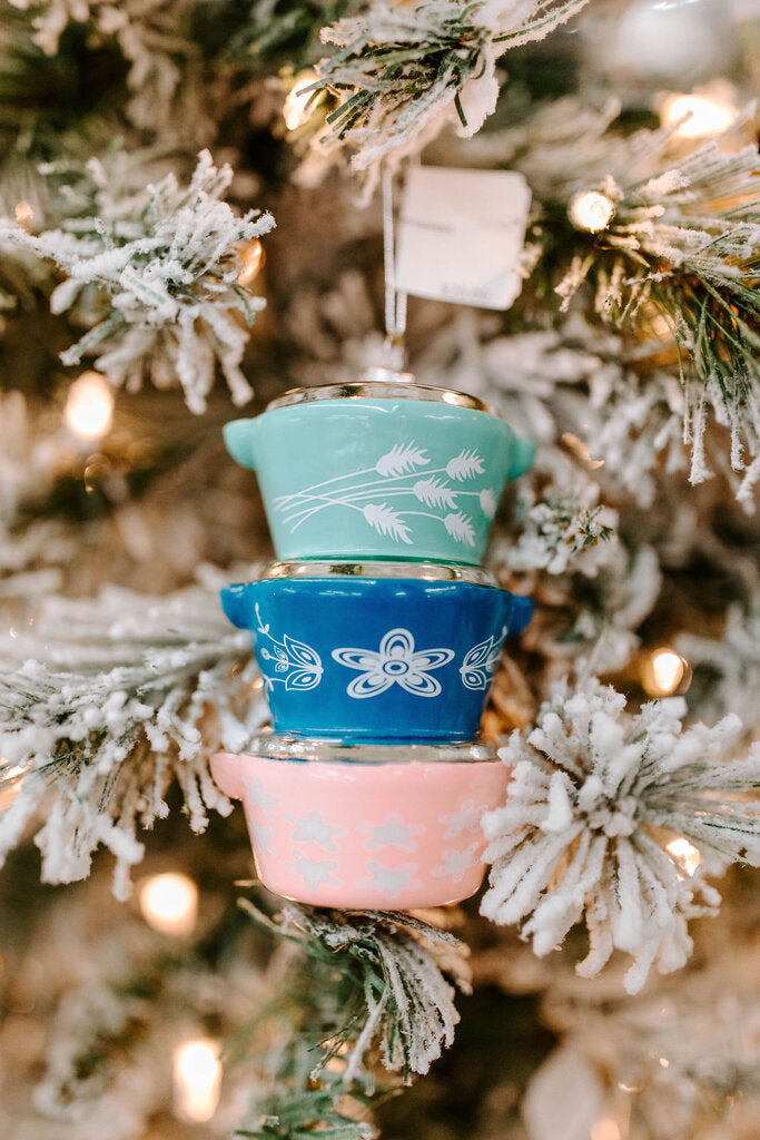 pastel casserole ornament