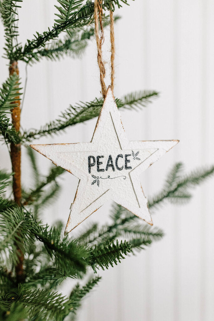 peace star ornament