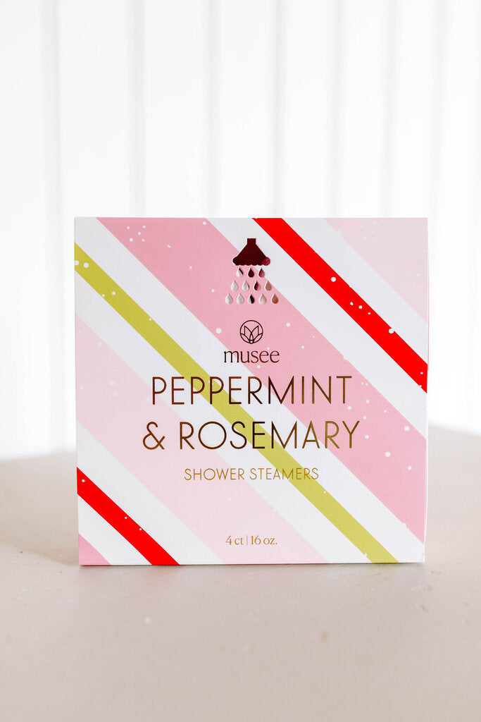 peppermint and rosemary shower steamers