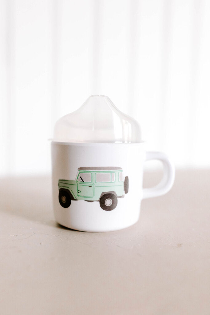 vintage truck sippy cup