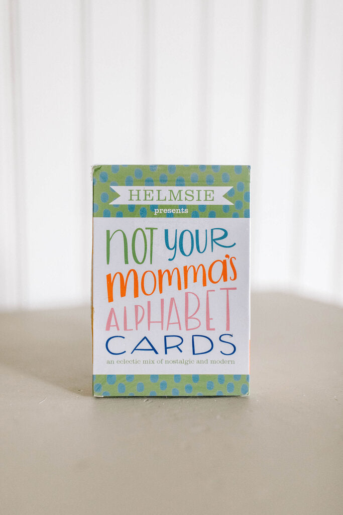 not your momma's alphabet cards