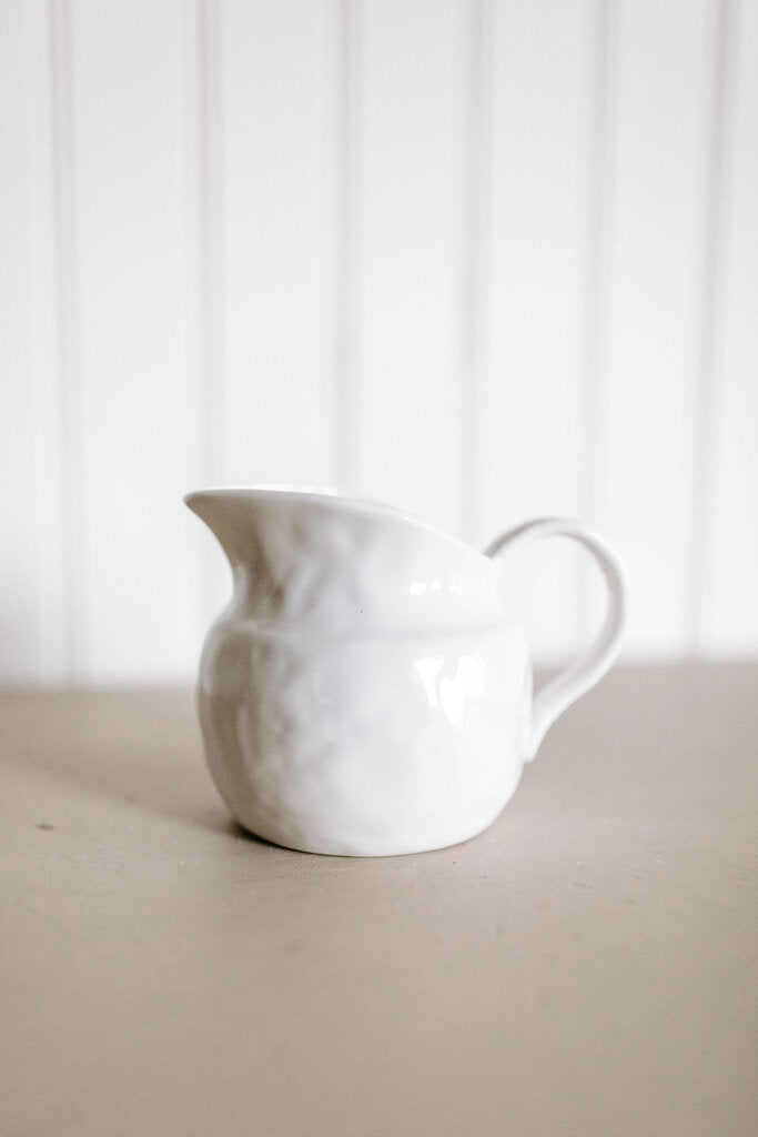 stoneware vintage reproduction pitcher