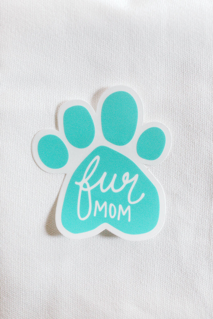 fur mom vinyl sticker