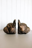 dog head book ends